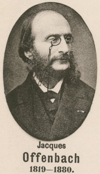 Jacques Offenbach (grafika) autorstwa English School