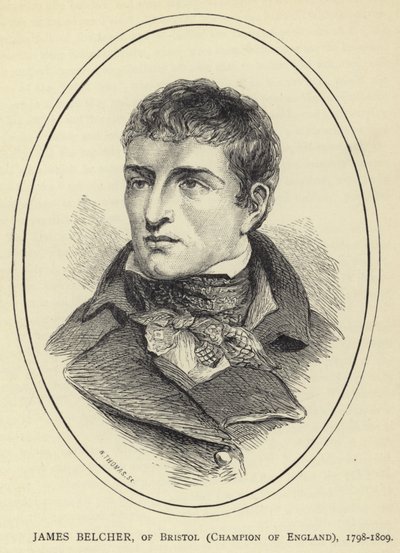 James Belcher z Bristolu, Champion Anglii, 1798-1809 autorstwa English School