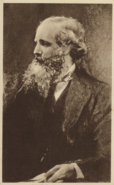 James Clerk Maxwell (1831-1879), szkocki fizyk teoretyczny (litografia) autorstwa English School
