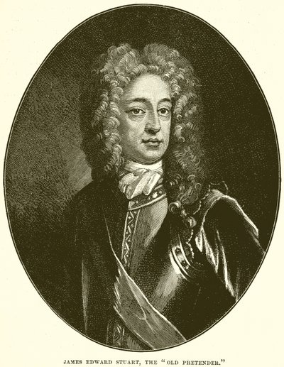 James Edward Stuart, stary pretendent. autorstwa English School