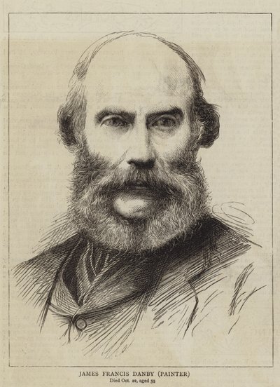 James Francis Danby, malarz (grafika) autorstwa English School