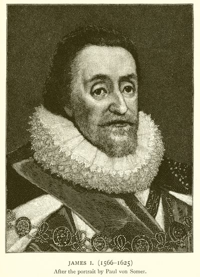 Jakub I (1566-1625) autorstwa English School