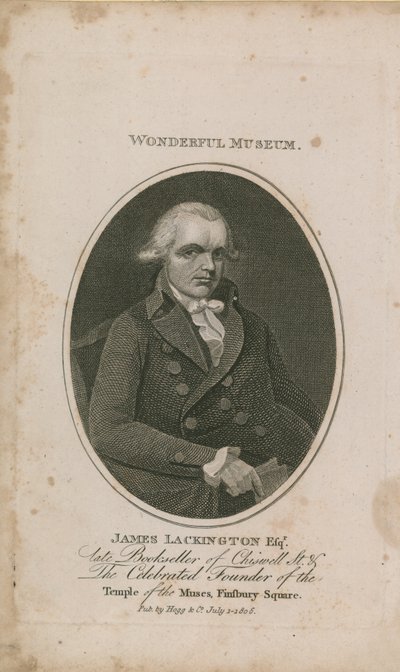 James Lackington autorstwa English School