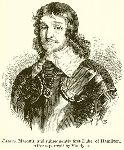 James, markiz, a następnie pierwszy książę Hamilton autorstwa English School