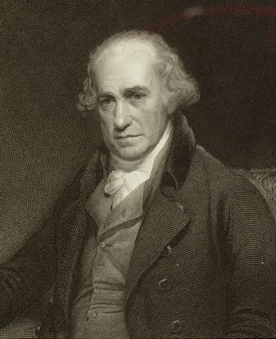James Watt (1736-1819) autorstwa English School