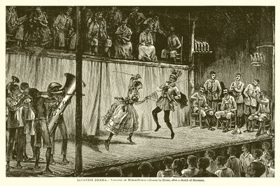 Dram jawajski.--Teatr Morosa-Moros autorstwa English School