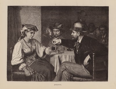 Zazdrość (grawerunek) autorstwa English School