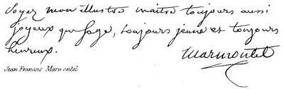 Jean Francois Marmontel autorstwa English School
