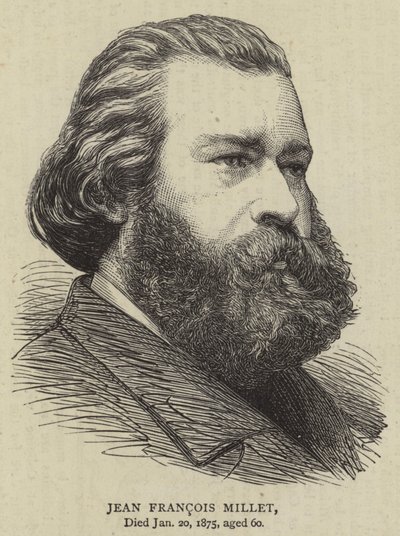 Jean Francois Millet (grawerowanie) autorstwa English School