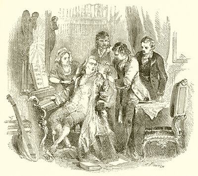 Jean Paul Richter w Pianoforte autorstwa English School