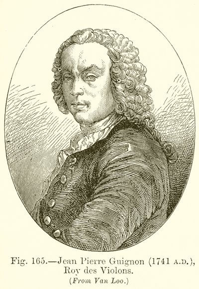 Jean Pierre Guignon, król skrzypiec 1741 autorstwa English School