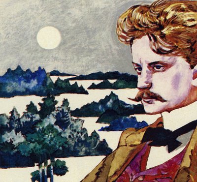 Jean Sibelius urodził się w Tavasterhus w Finlandii w 1865 r. autorstwa English School