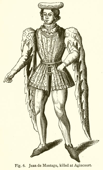 Jean de Montagu, zabity w Agincourt autorstwa English School