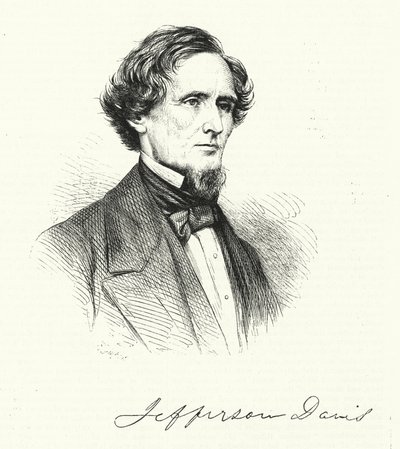 Jefferson Davis (Grawerowanie) autorstwa English School