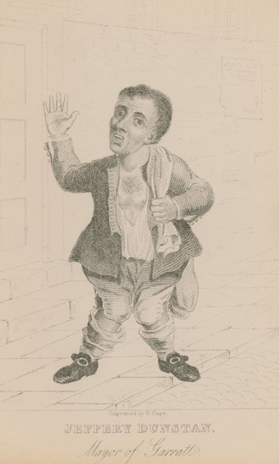 Jeffery Dunstan, burmistrz Garratt autorstwa English School