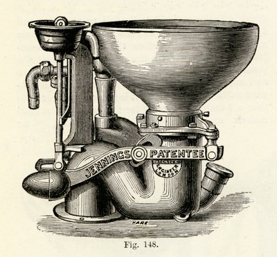 Jennings Ulepszona szafa zaworowa Bramah, 1870 autorstwa English School