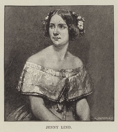 Jenny Lind (grawerunek) autorstwa English School