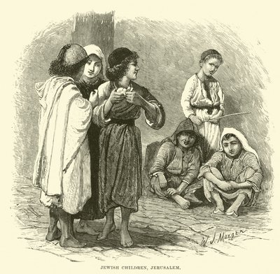 Dzieci żydowskie, Jerozolima autorstwa English School