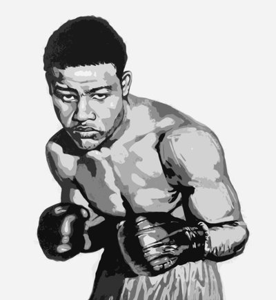 Joe Louis, mistrz świata w wadze ciężkiej od jedenastu lat autorstwa English School