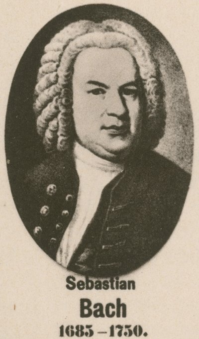 Johann Sebastian Bach (grawiura) autorstwa English School