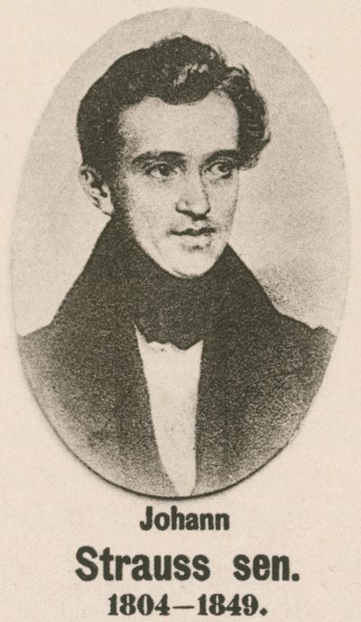 Johann Strauss Senior (grawiura) autorstwa English School