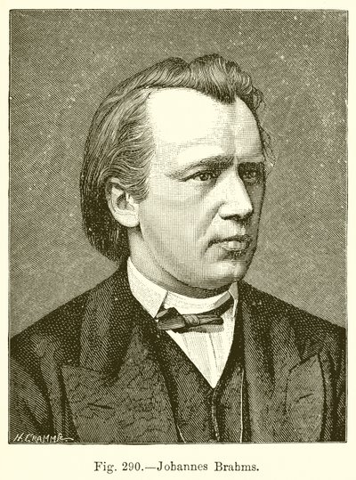 Johannes Brahms autorstwa English School