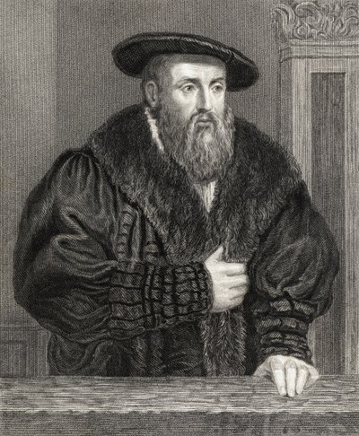 Johannes Kepler (1571-1630) z Galerii Portretów, wydanej w 1833 r. autorstwa English School