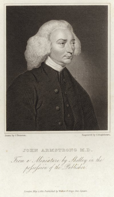 John Armstrong - szkocki poeta i lekarz (1709?1779) autorstwa English School