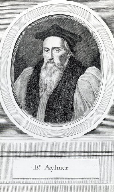 John Aylmer, Lord Biskup Londynu (1521-94) autorstwa English School