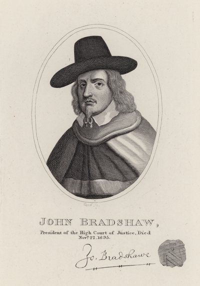 John Bradshaw (Grawerowanie) autorstwa English School