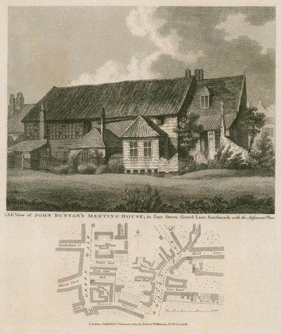 Dom spotkań Johna Bunyansa, Zoar Street, Gravel Lane, Southwark autorstwa English School
