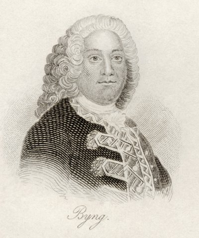 John Byng, z „Słownika historycznego Krabba”, opublikowanego w 1825 r. autorstwa English School