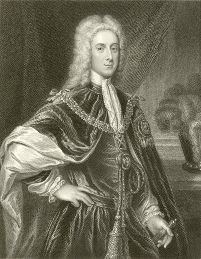 John Campbell, książę Argyll i Greenwich autorstwa English School