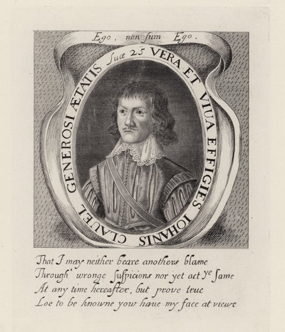 John Clavel (Grawerowanie) autorstwa English School
