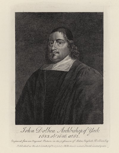 John Dolben (grafika) autorstwa English School