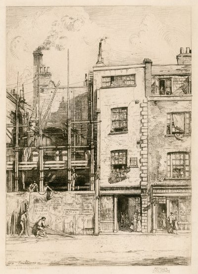 Dom Johna Drydensa przy Fetter Lane autorstwa English School