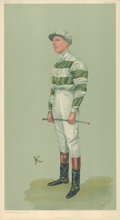 John E Watts, 1 października 1903, komiks Vanity Fair autorstwa English School