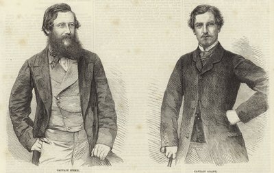 John Hanning Speke i James Augustus Grant autorstwa English School