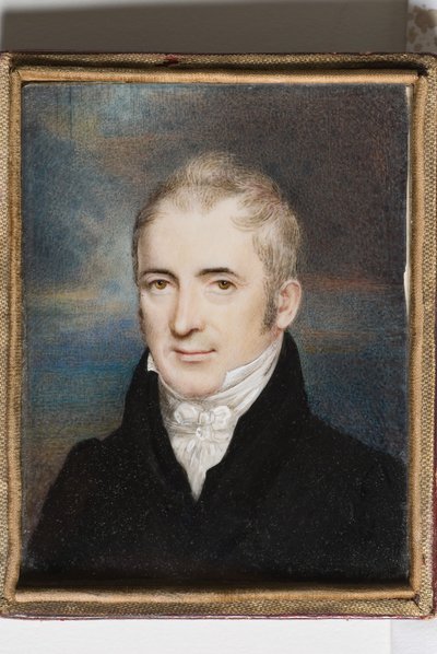 John Jacob Holtzapffel, ok. 1805 (wc na kości słoniowej) autorstwa English School