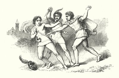 John Keats: Ilustracja dla Isabelli (rycina) autorstwa English School