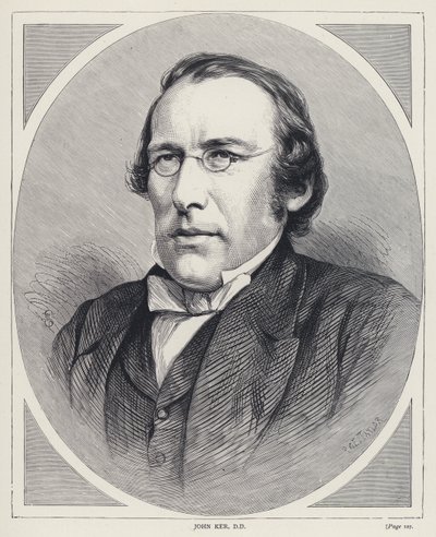 John Ker, DD (Grawerowanie) autorstwa English School