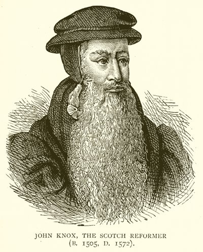 John Knox, reformator szkocki (B. 1505, D. 1572) autorstwa English School