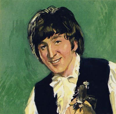 John Lennon z The Beatles autorstwa English School