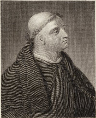 John Lydgate z Bury autorstwa English School