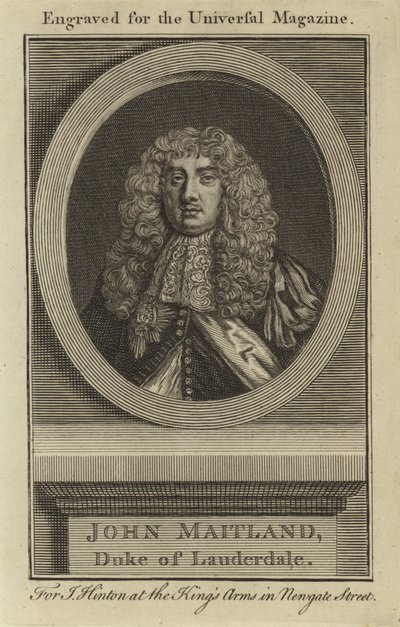 John Maitland, książę Lauderdale autorstwa English School