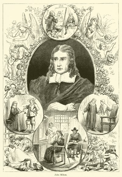 John Milton (Grawerowanie) autorstwa English School