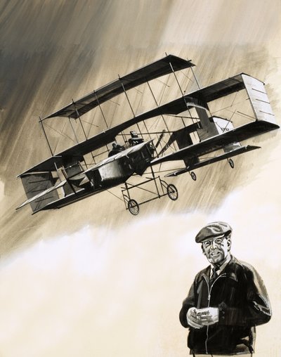 John Moore-Brabazon, pierwszy Anglik, który latał w Anglii autorstwa English School