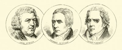 Johna Newtona; Zachary Macaulay; Henry Thornton autorstwa English School