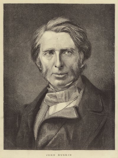 John Ruskin (grafika) autorstwa English School