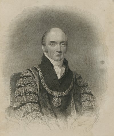 John Thomas Thorp, burmistrz Londynu w 1815 r autorstwa English School